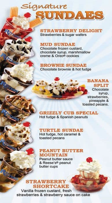 Ritter S Frozen Custard Menu Urbanspoon Zomato