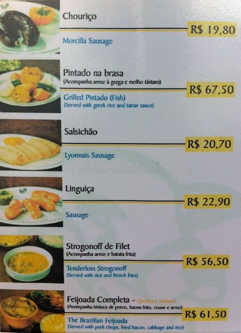 Menu Em Boi Na Brasa Churrascaria S O Paulo R Marqu S De Itu