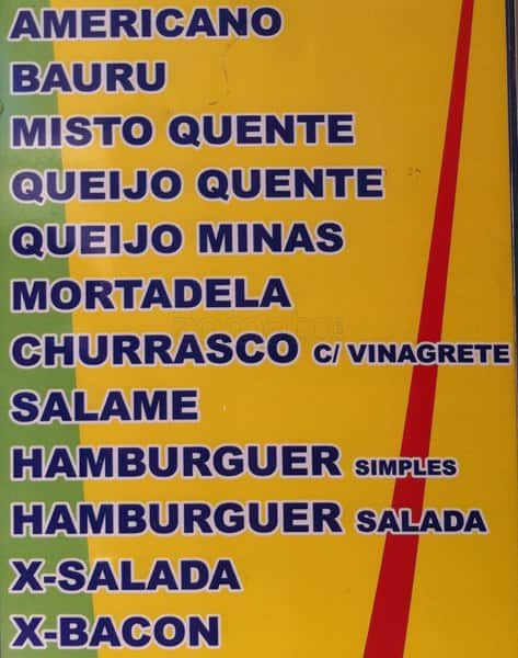 Menu Em Ponto Nobre Bar S O Paulo