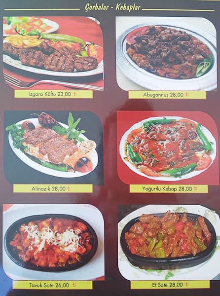 Menu At Yeni Kardelen Kebap Lahmacun Istanbul