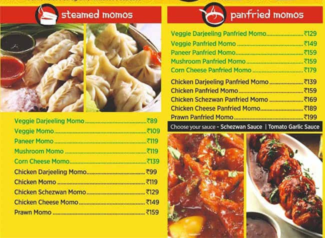 Menu At Wow Momo Bhubaneswar Wow Momo Foods PVT LTD