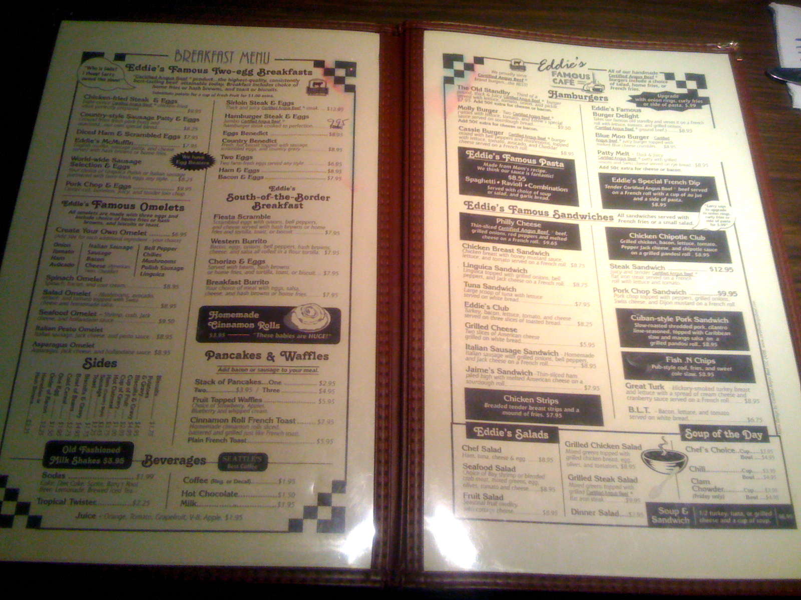 Eddie's Restaurant Menu, Menu for Eddie's Restaurant, Los Banos Eddie's Restaurant Menu, Menu for Eddie's Restaurant, Los Banos