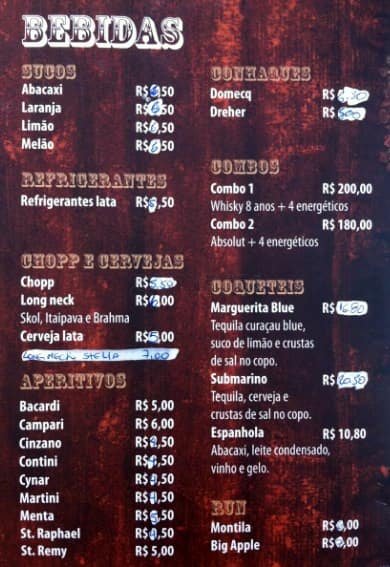 Menu Em Taverna Viking Pub Bar S O Paulo