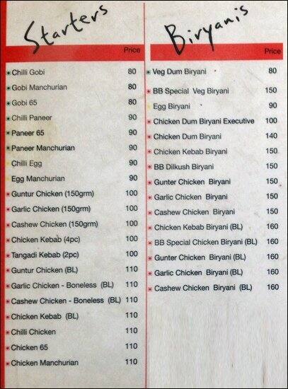 Biryani Bowl Menu Menu For Biryani Bowl Marathahalli Bangalore Zomato