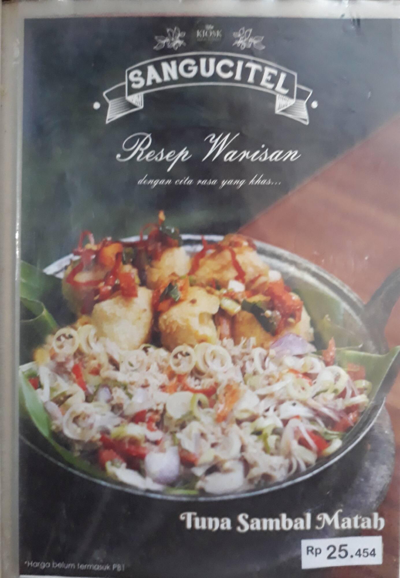 Carta Del Restaurante Nasi Bakar Ijo The Kiosk Cihampelas Bandung