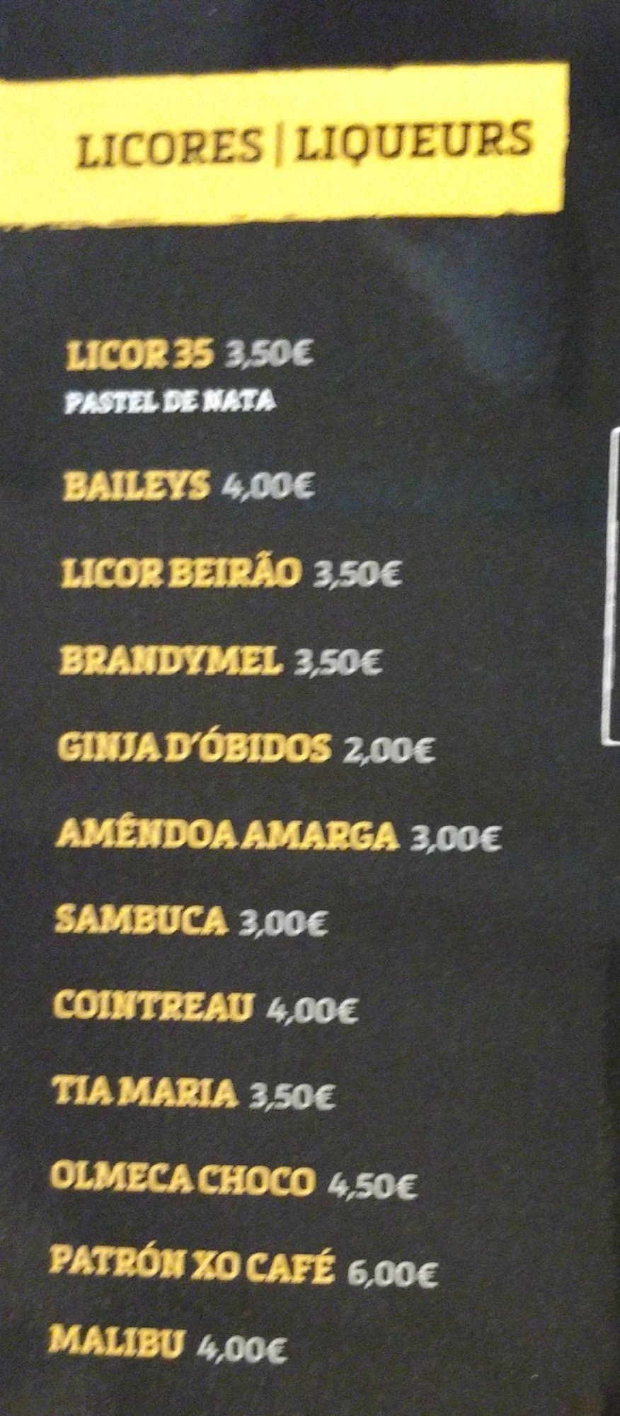 Menu Em Churrasqueira Do Mercado De Benfica Pub Bar Lisboa