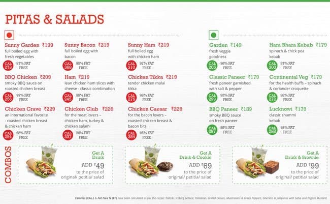 Menu At Pita Pit Gurugram F G X G