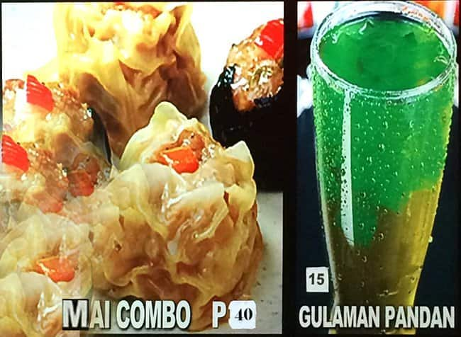 Menu At Master Siomai Gaisano Capital South Restaurant Cebu City