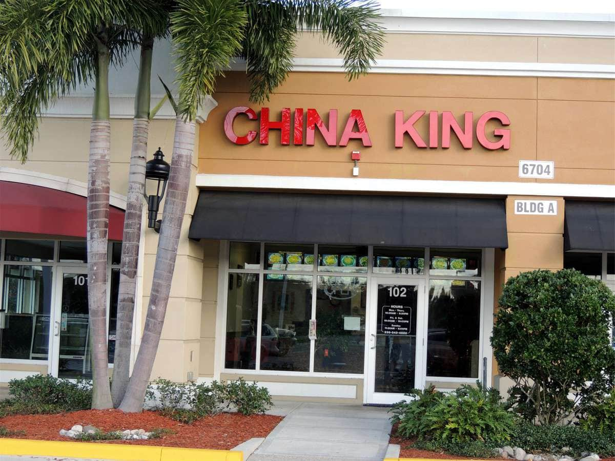 Menu Of China King North Fort Myers Fort Myers