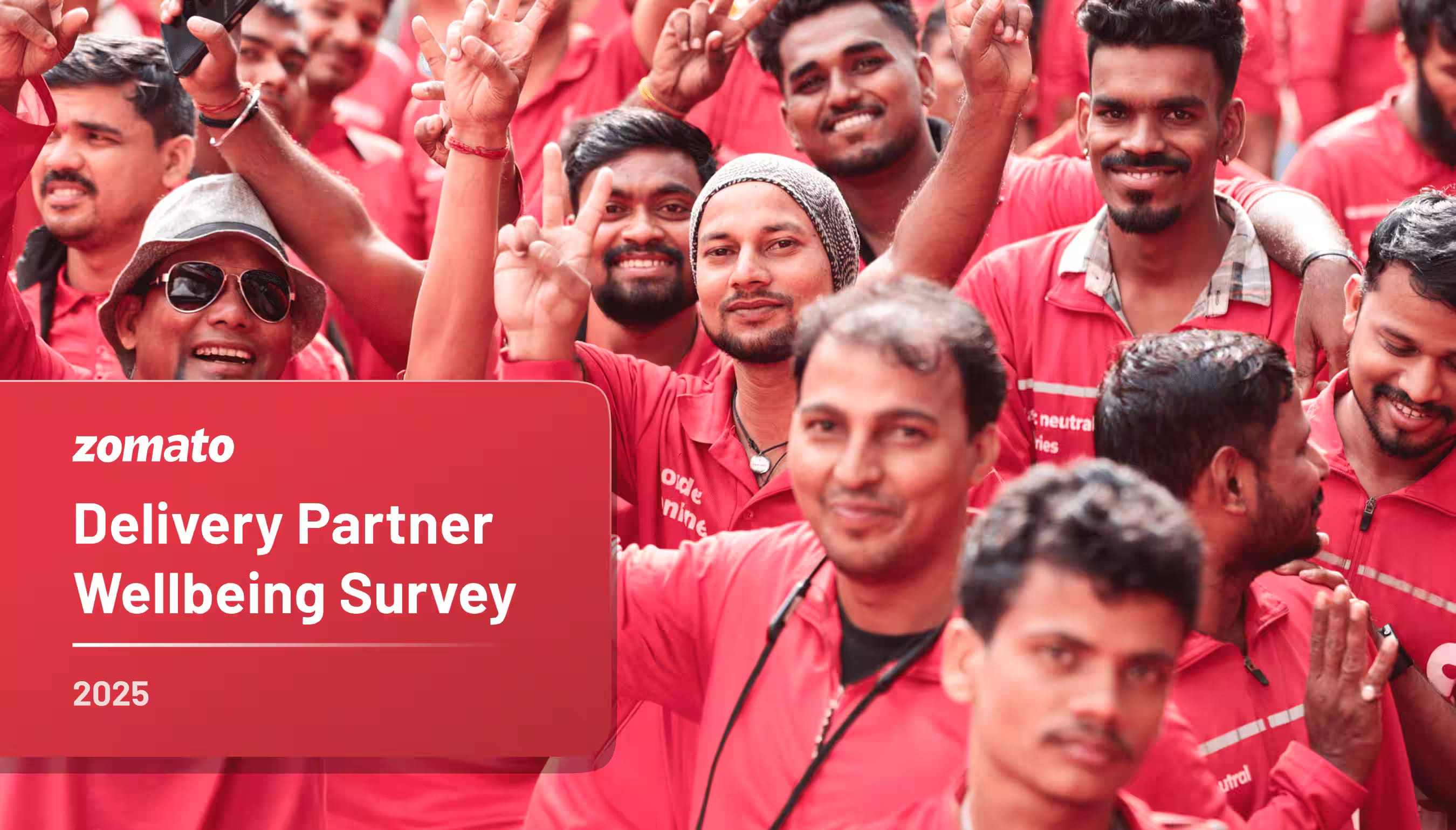 Introducing Zomato’s First Delivery Partner Wellbeing Survey