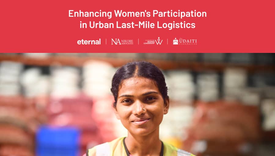 Enhancing women’s participation in urban last-mile logistics