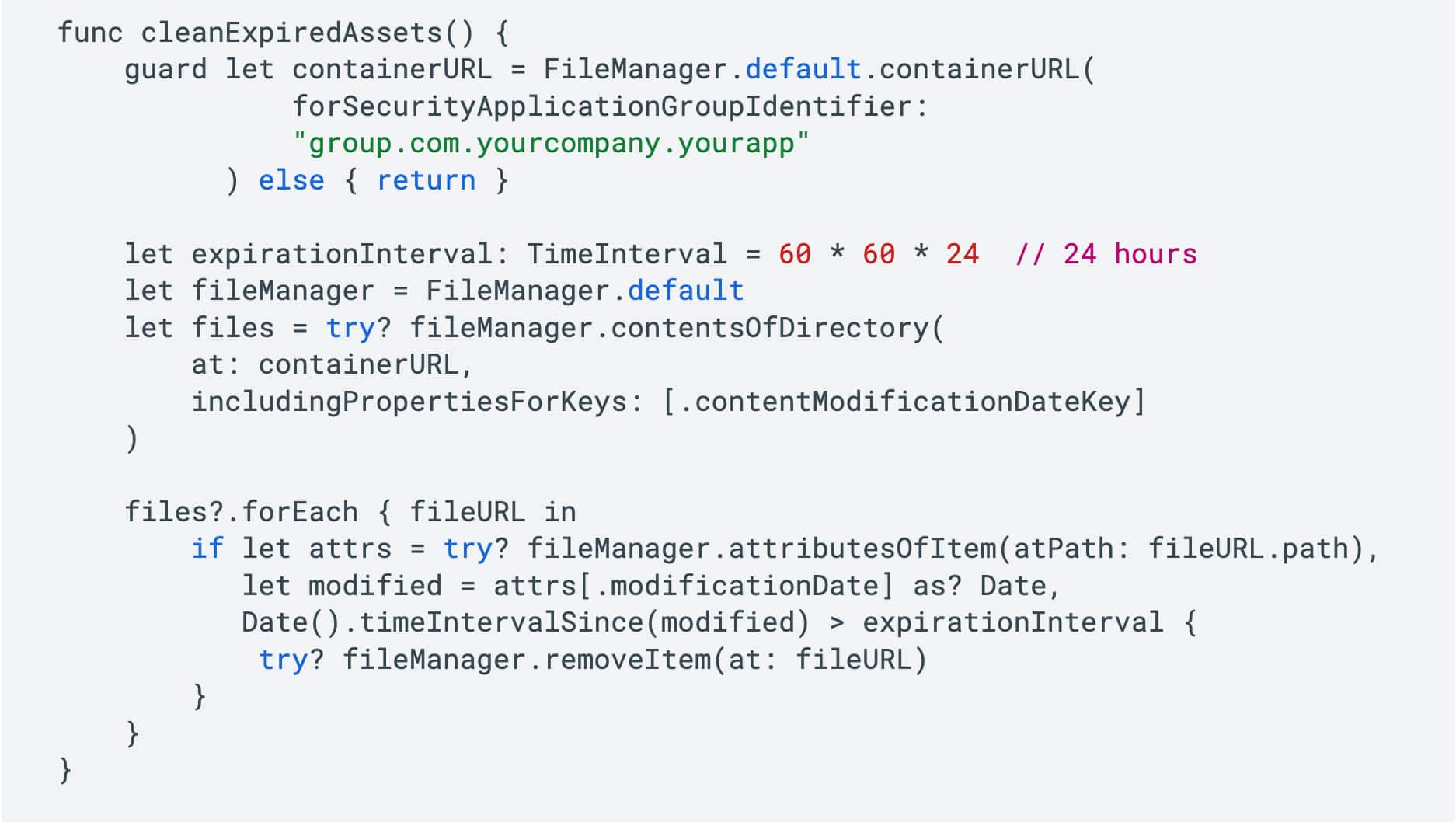 Clean expired assets