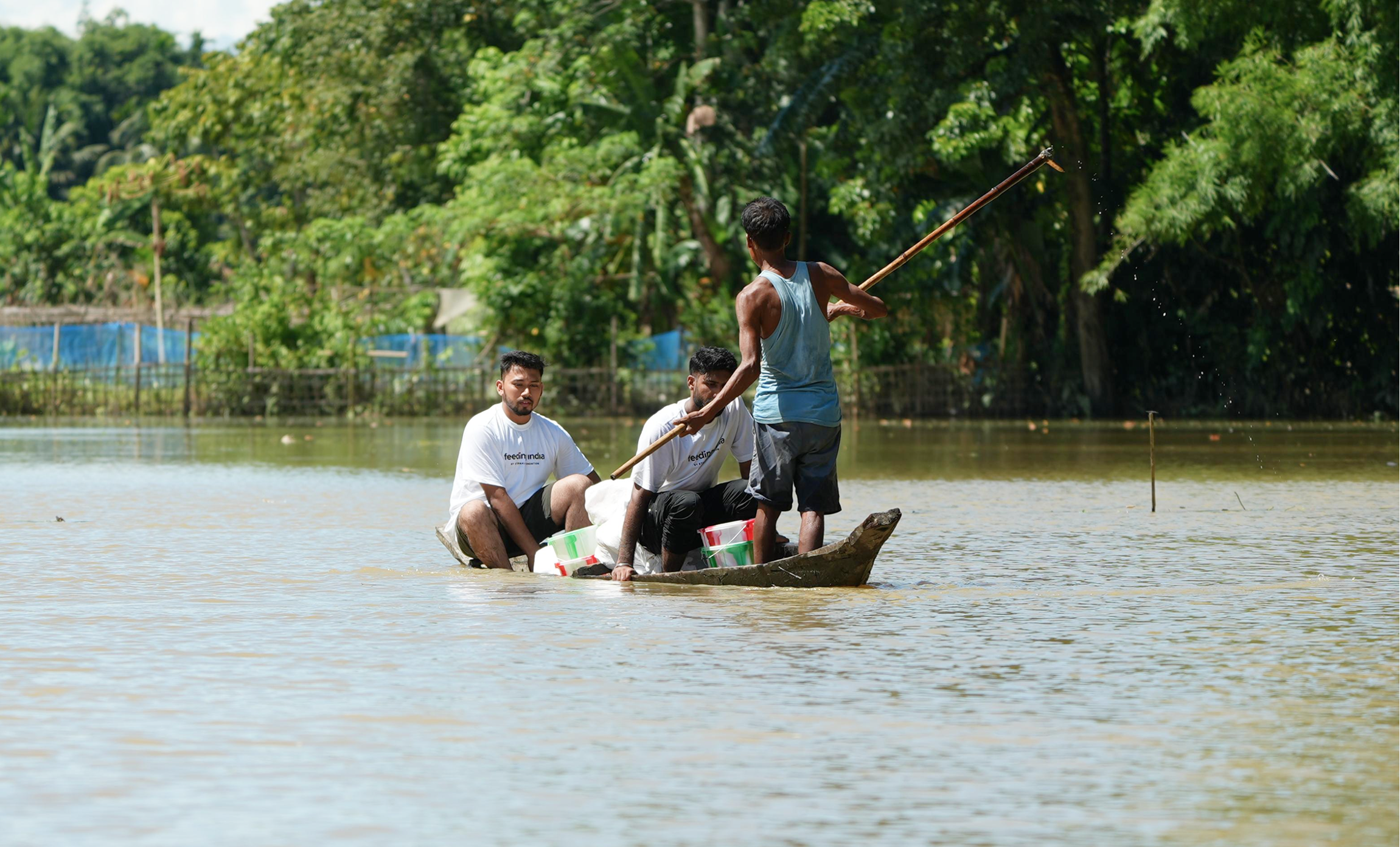 Together with Assam: Delivering relief kits to flood-hit families
