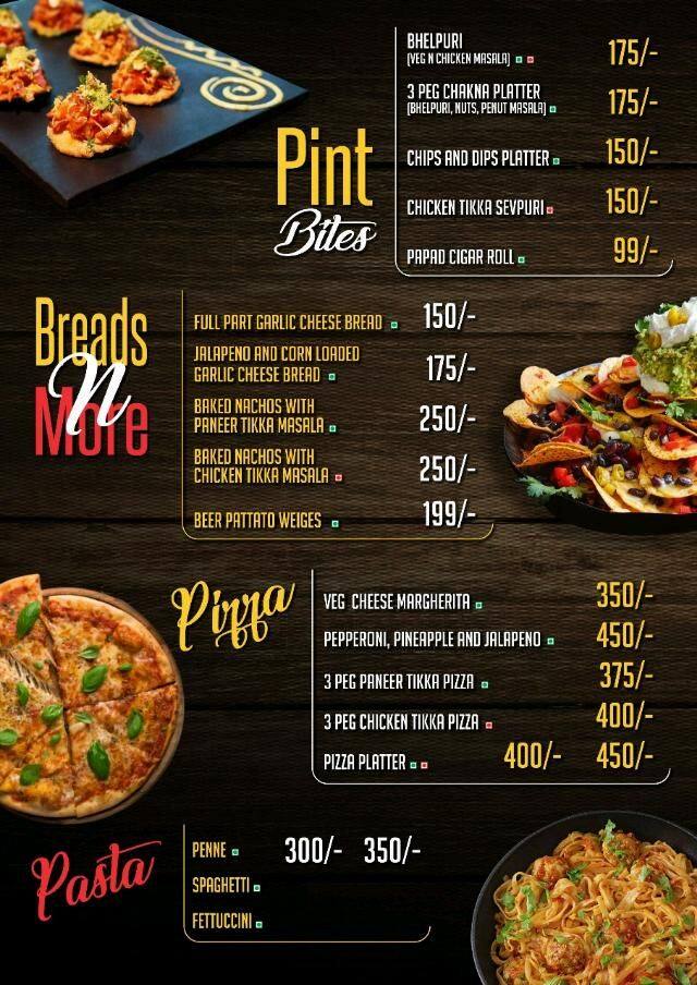 3 Peg Cafe Menu, Menu For 3 Peg Cafe, Rajouri Garden, New Delhi - Zomato