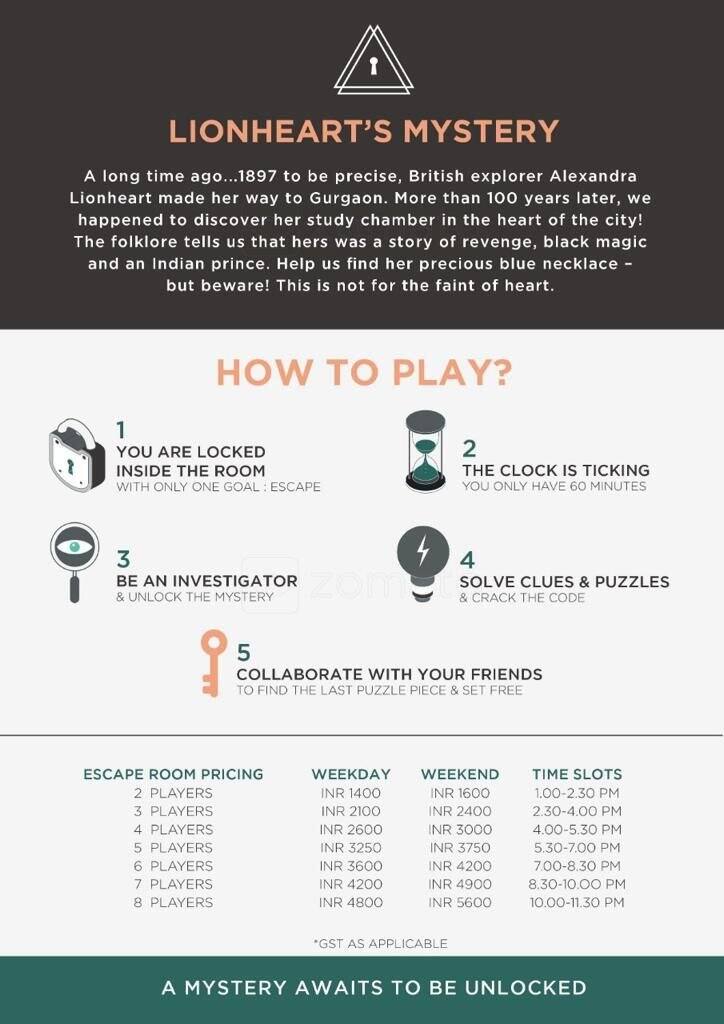 Unlocked Bar Kitchen Escape Room Sector 15 Gurgaon क