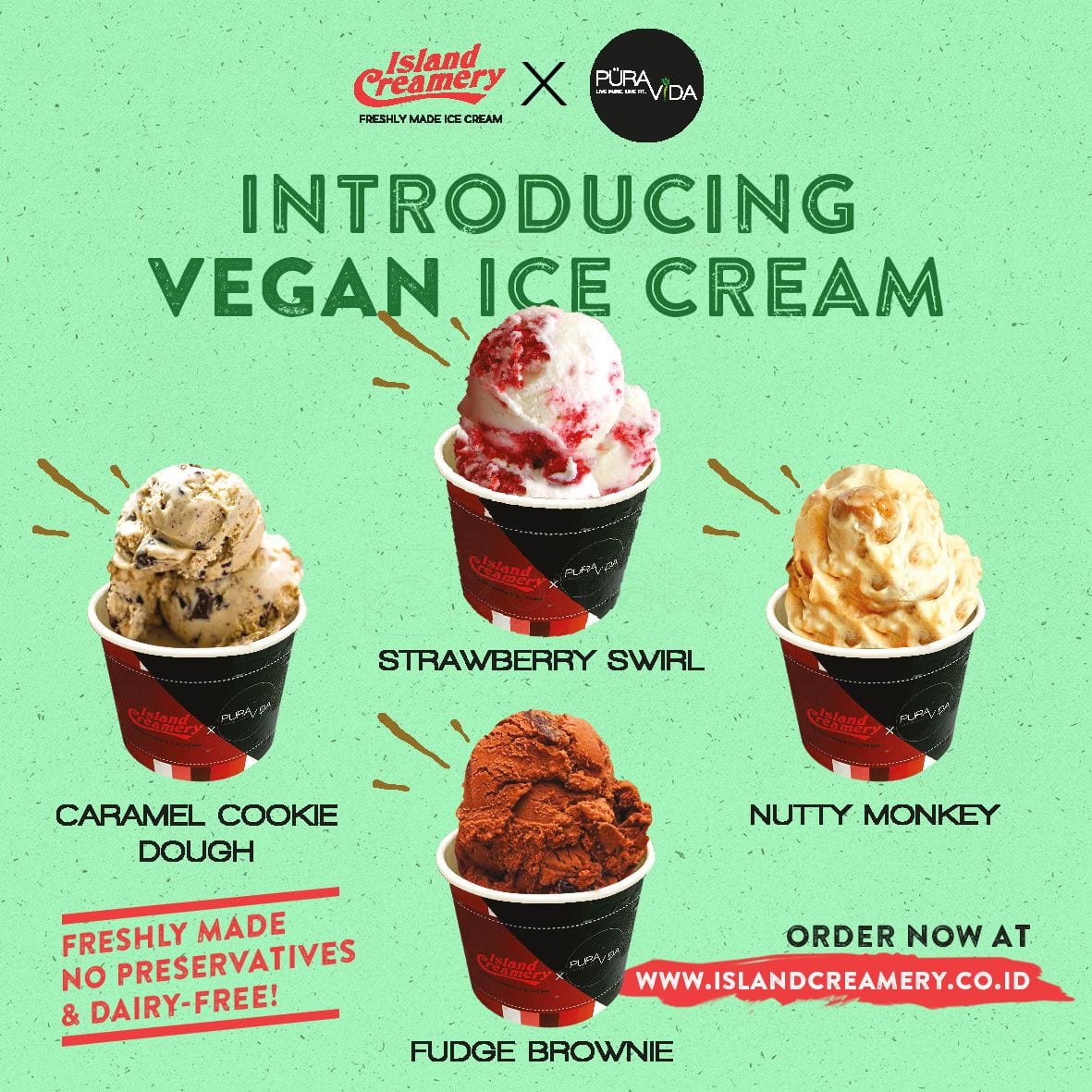 Island Creamery Menu, Menu untuk Island Creamery, Serpong Utara