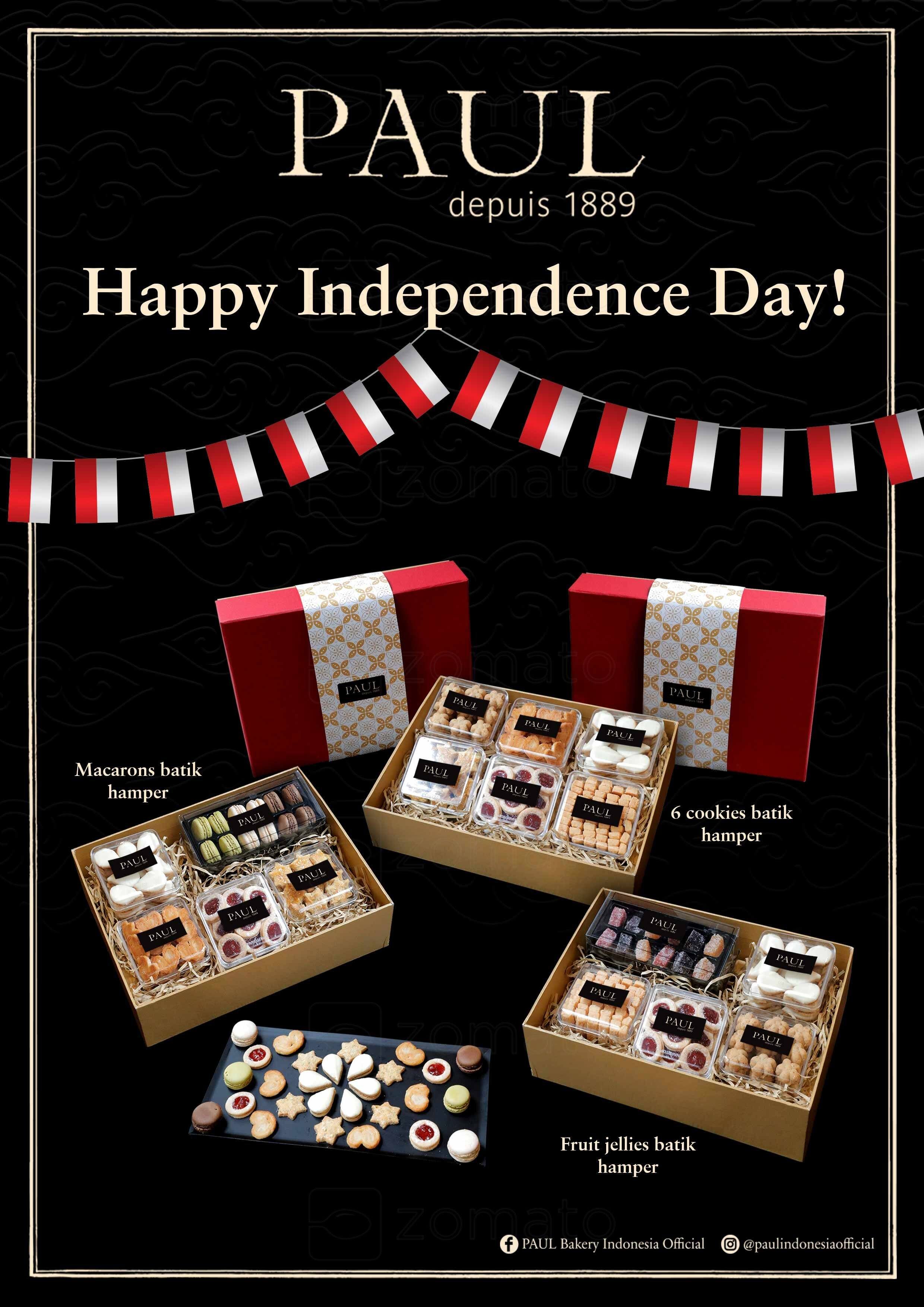 Menu at PAUL cafe, South Jakarta, Pacific Place