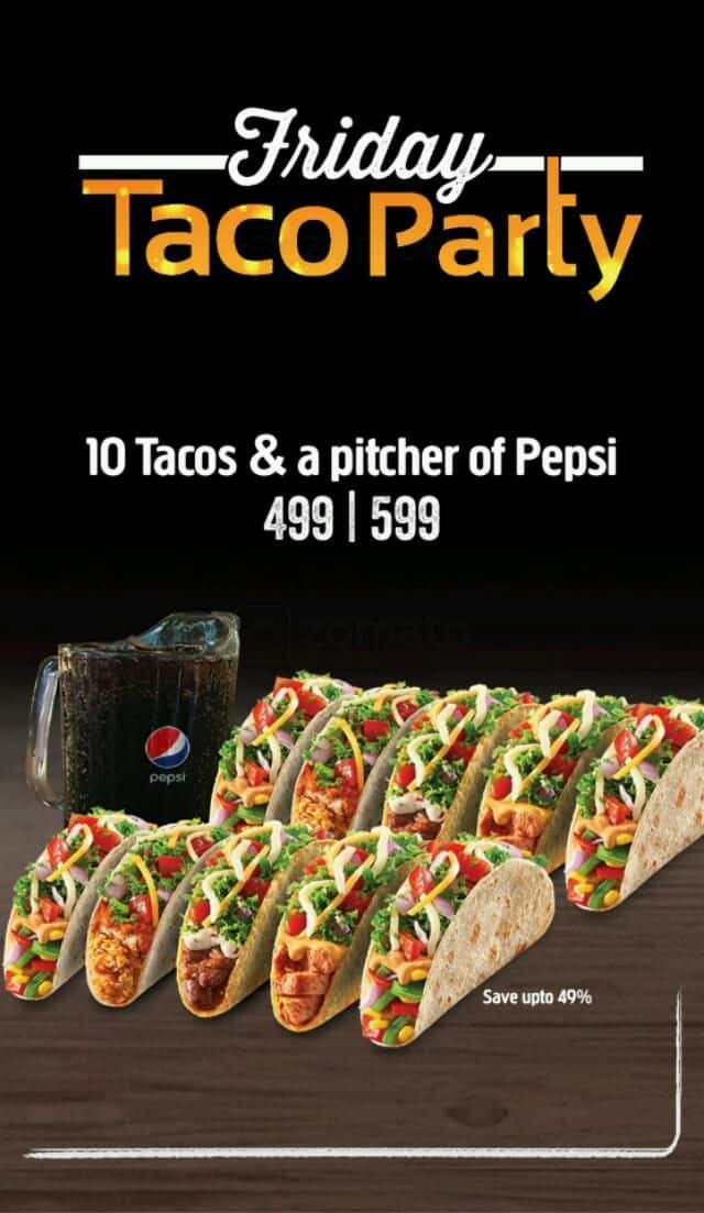 Taco Bell Menu, Menu for Taco Bell, Vasant Kunj, New Delhi - Zomato