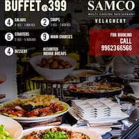 Samco Menu Samco, Velachery, Chennai - Restaurant - Zomato