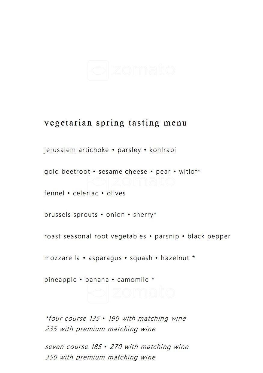Menu At Aria Restaurant Brisbane City Aria Menu