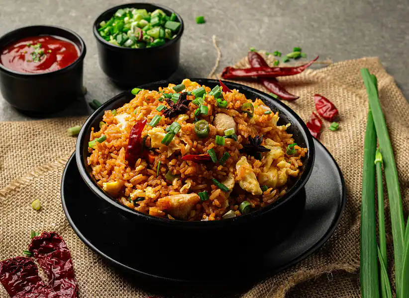 Chicken Schezwan Rice