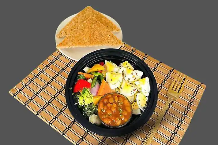 Egg N Tossed Fajita Bean Brekkie