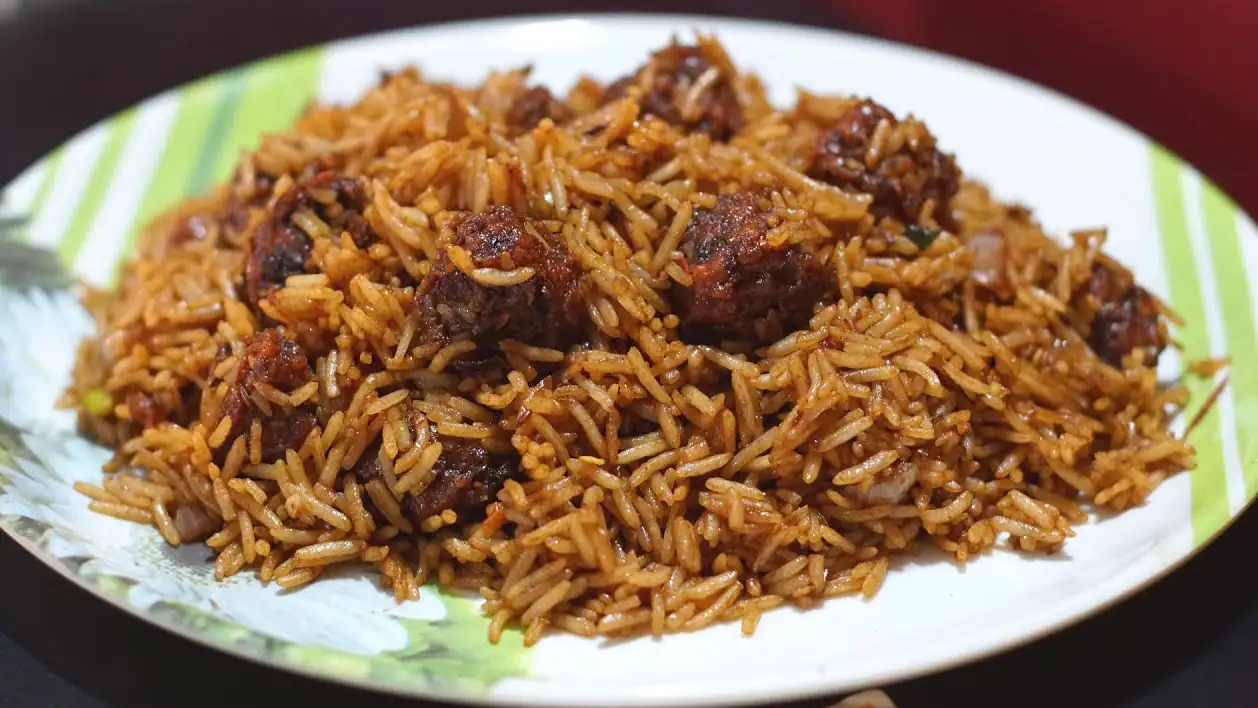 Veg Manchurian Schezwan Fried Rice