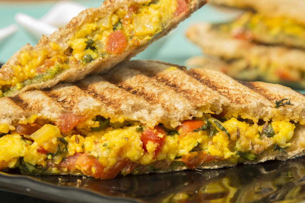 Barbecue Paneer Sandwich