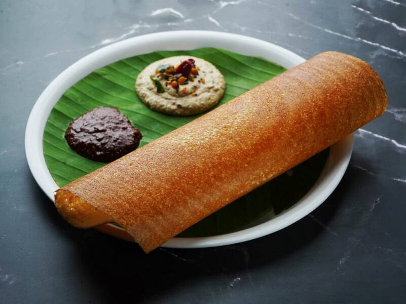 Ragi Ghee Masala Dosa