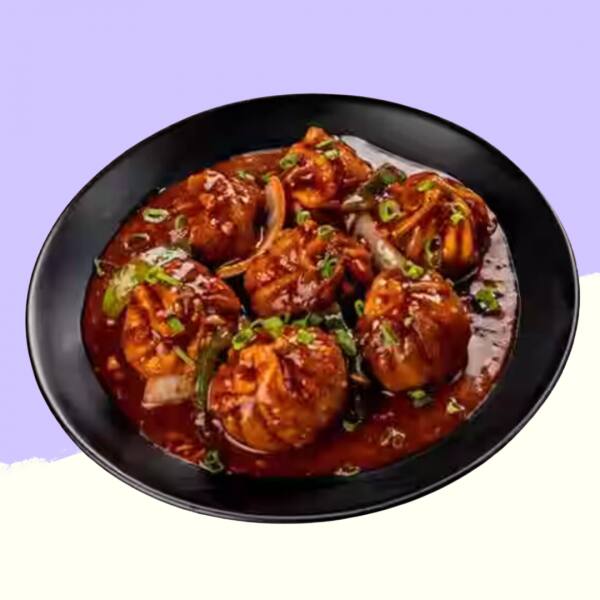 Paneer Manchurian Momos [6 Pieces]