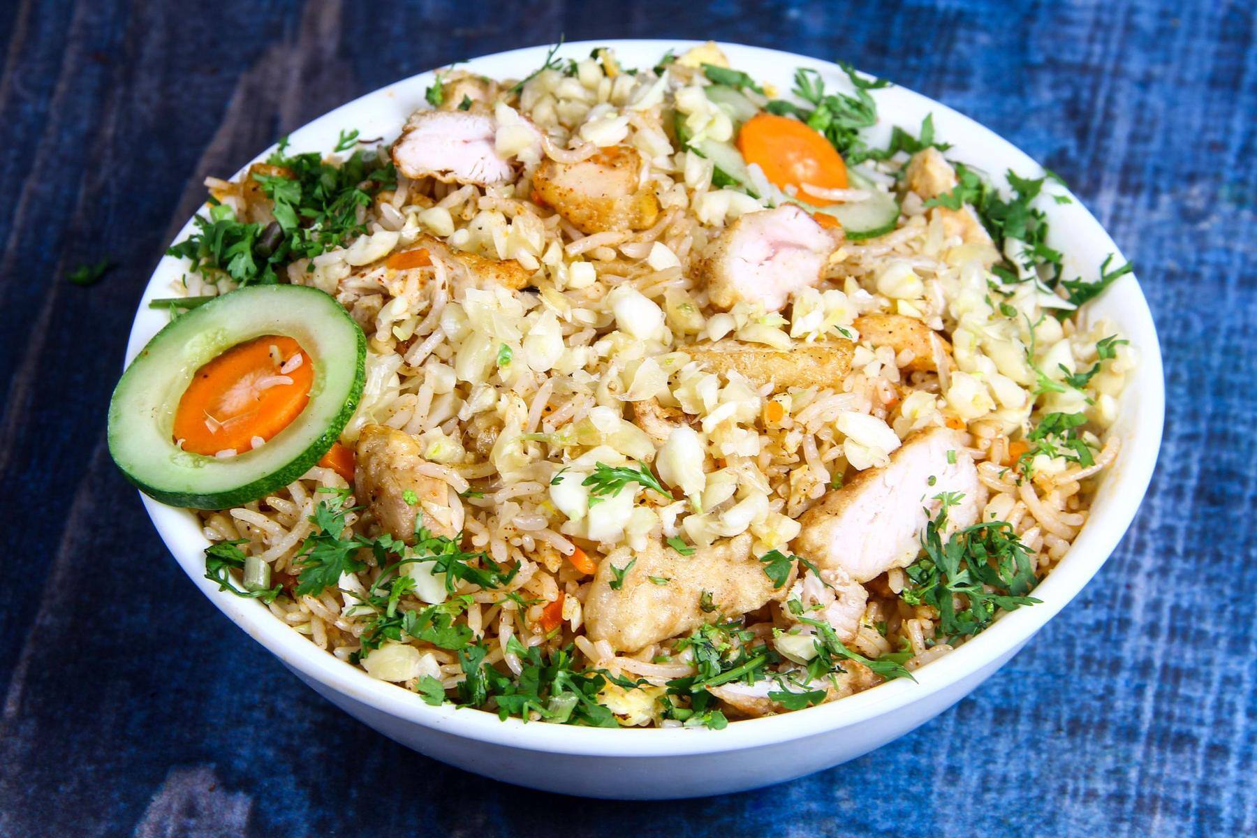Chicken Garlic Fried Rice