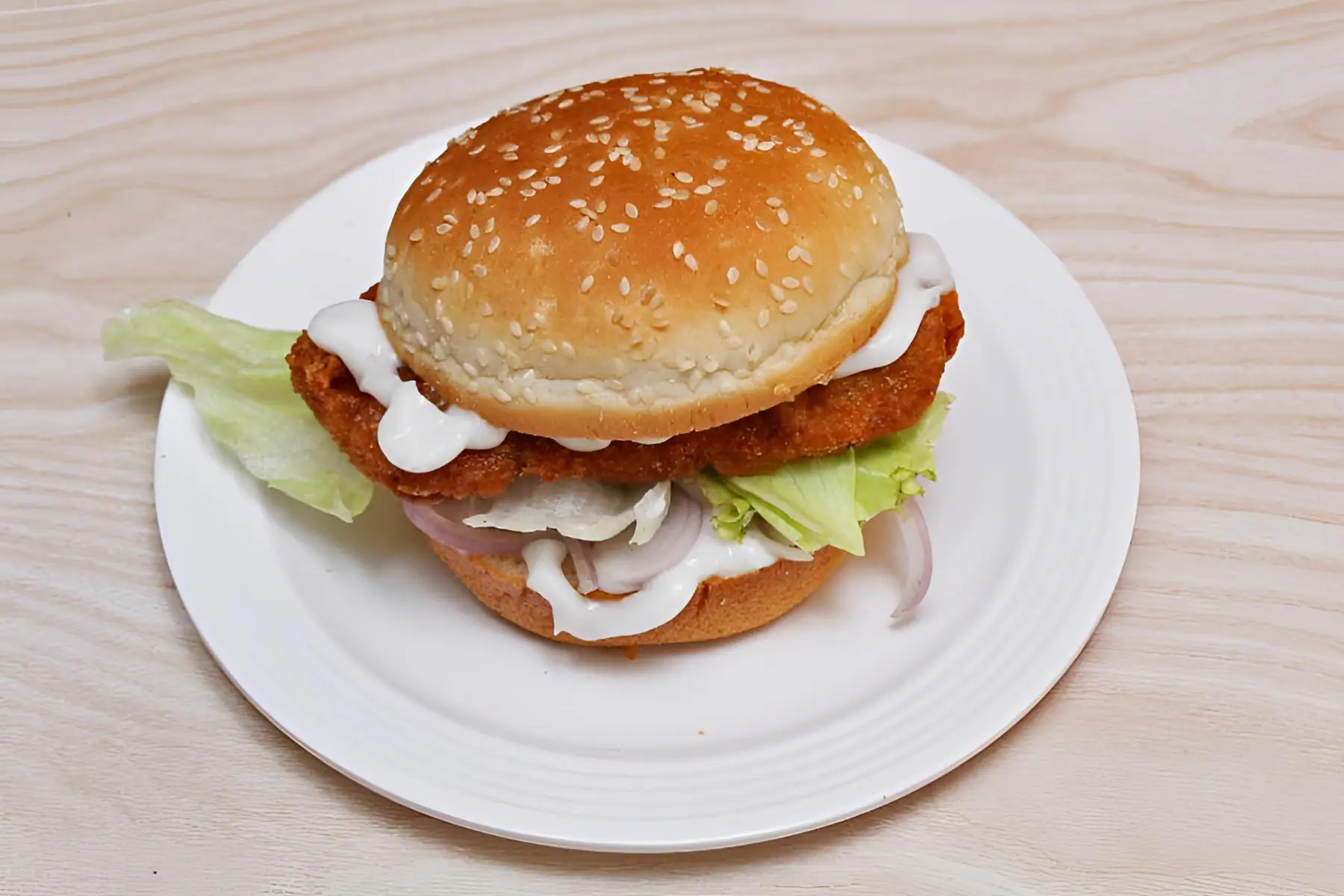 Spicy Chicken Burger.