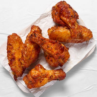 Spicy Baked Chicken Wings (6 Pcs)