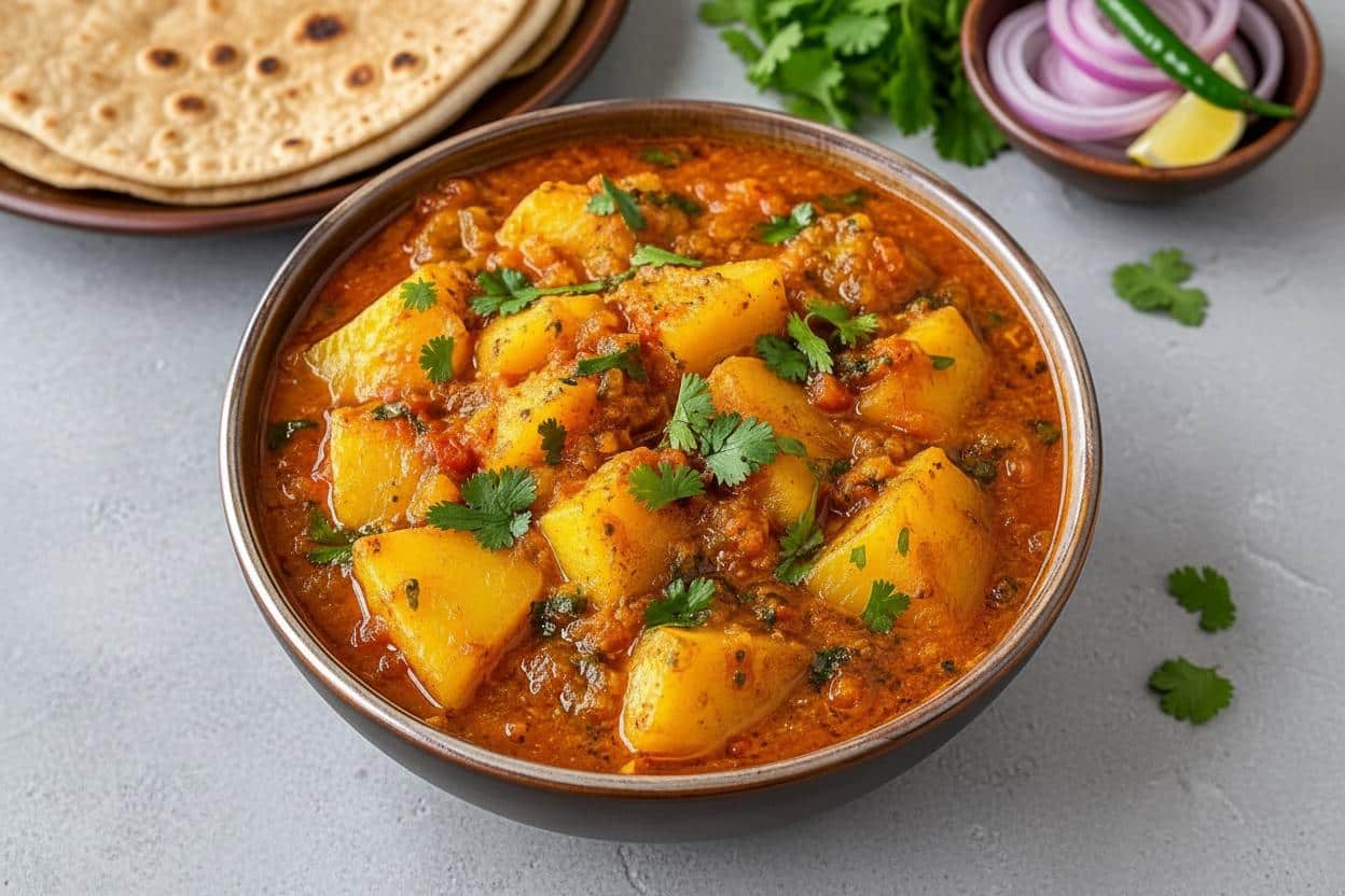 Aloo Sabzi with Gravy