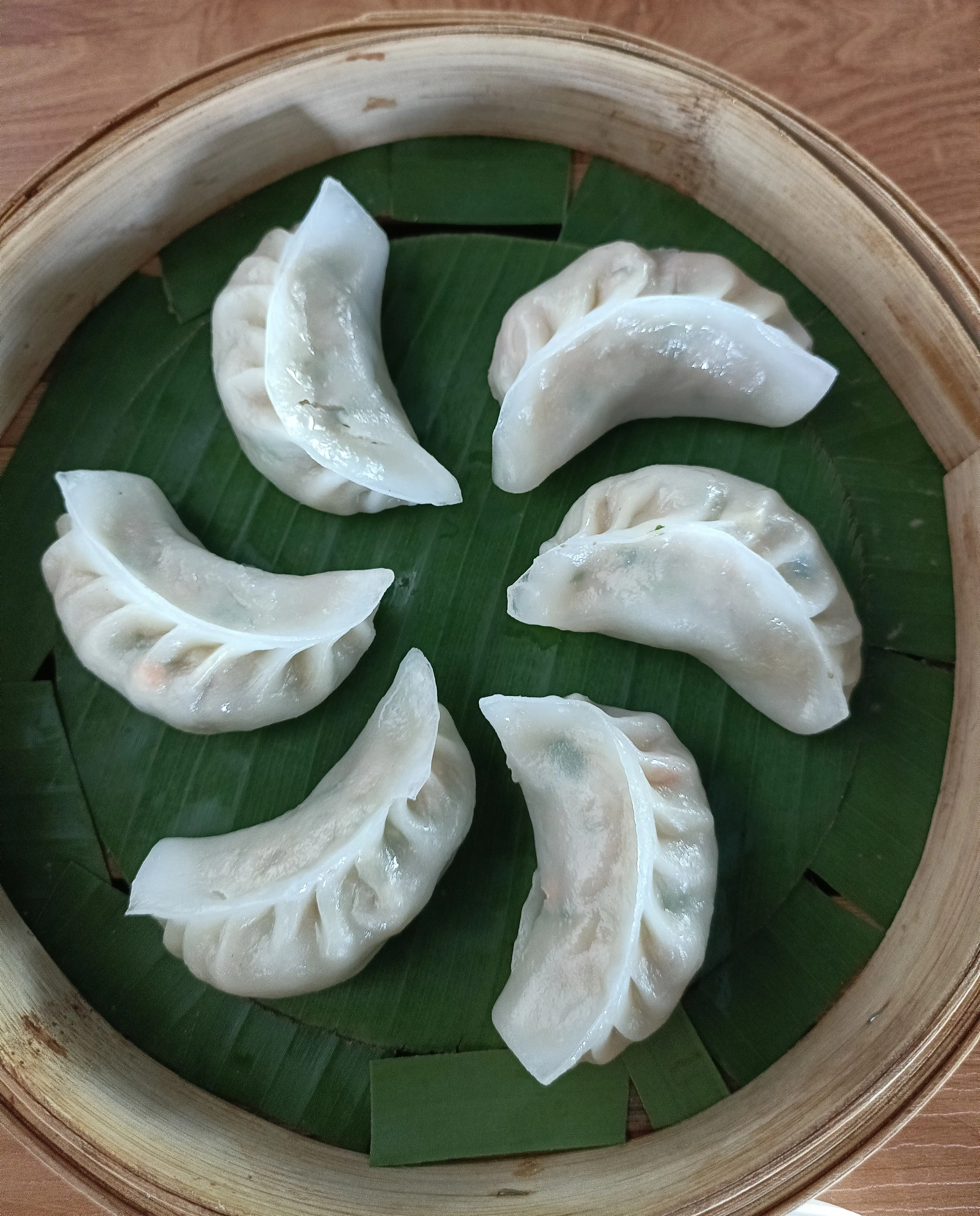 Chicken Steamed Momos [8 Pieces]