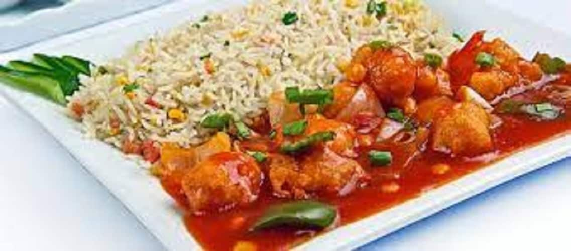 Chicken Manchurian Fried Rice