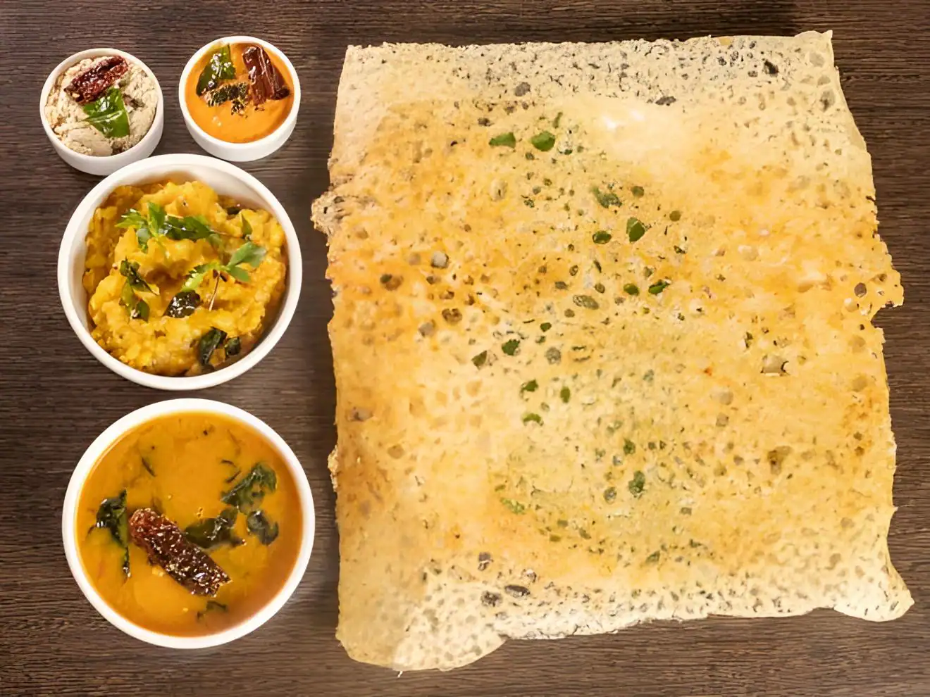 Rawa Onion Masala Dosa