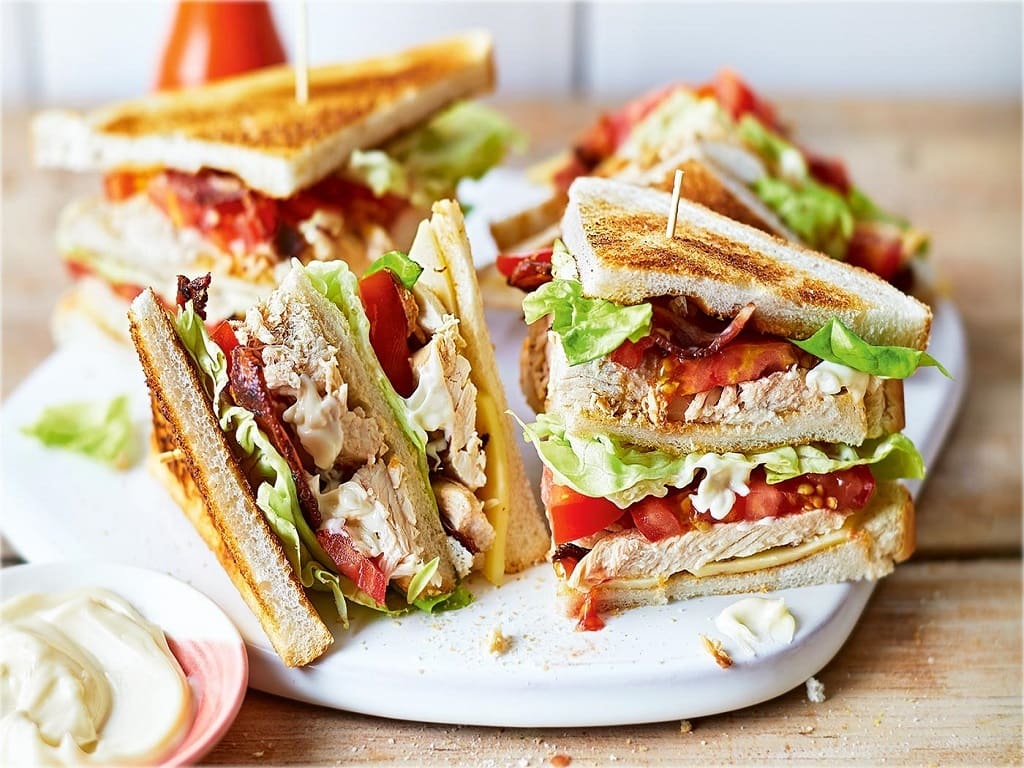 Veg Club Sandwich