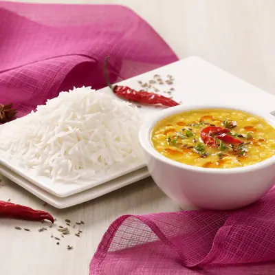 Dal Tadka With Rice