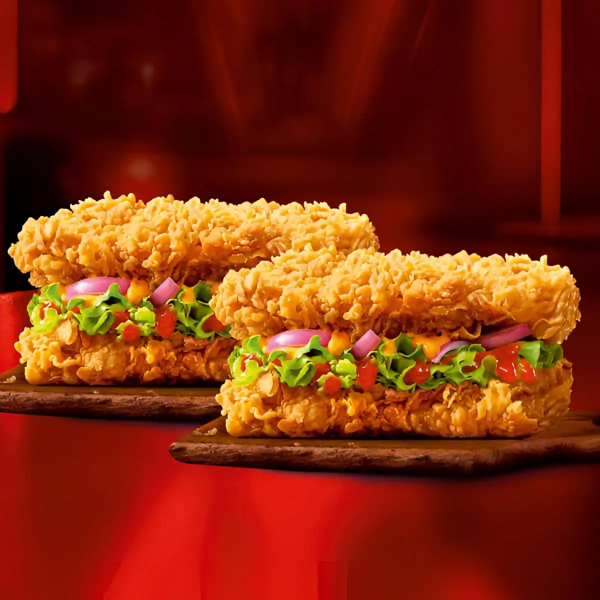 2 Double Down Burgers