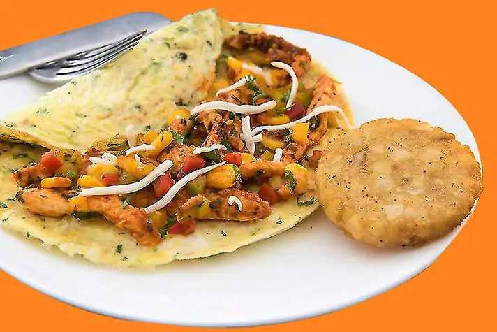 Tex Mex Meaty Omelette