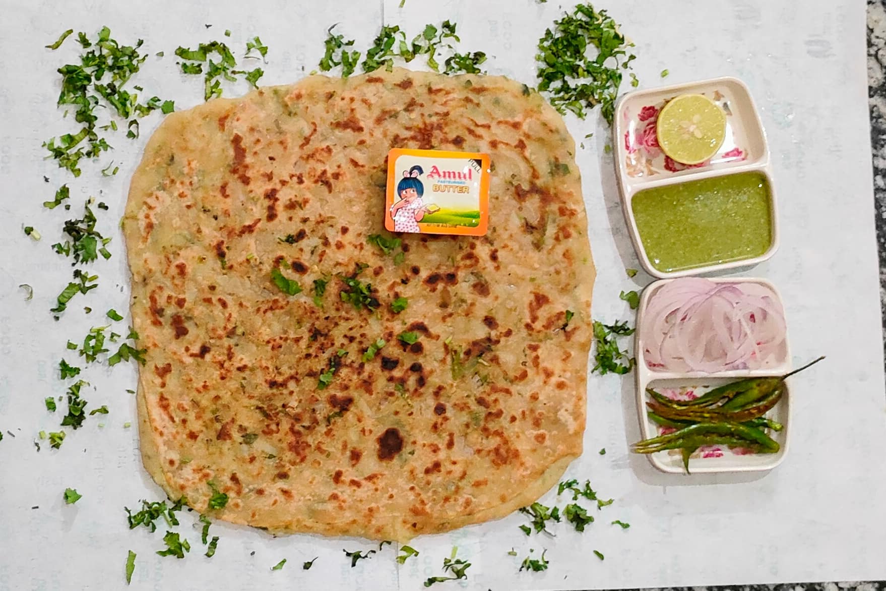 Triple Egg Paratha