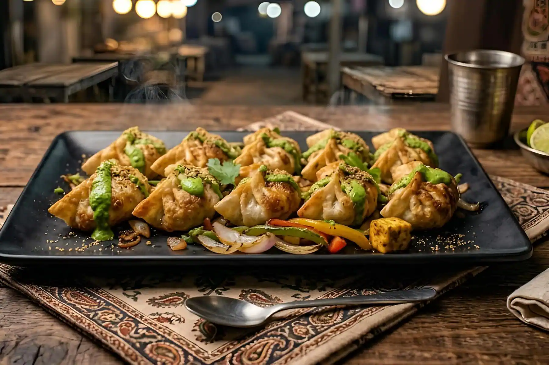 Veg Pan Fried Momos
