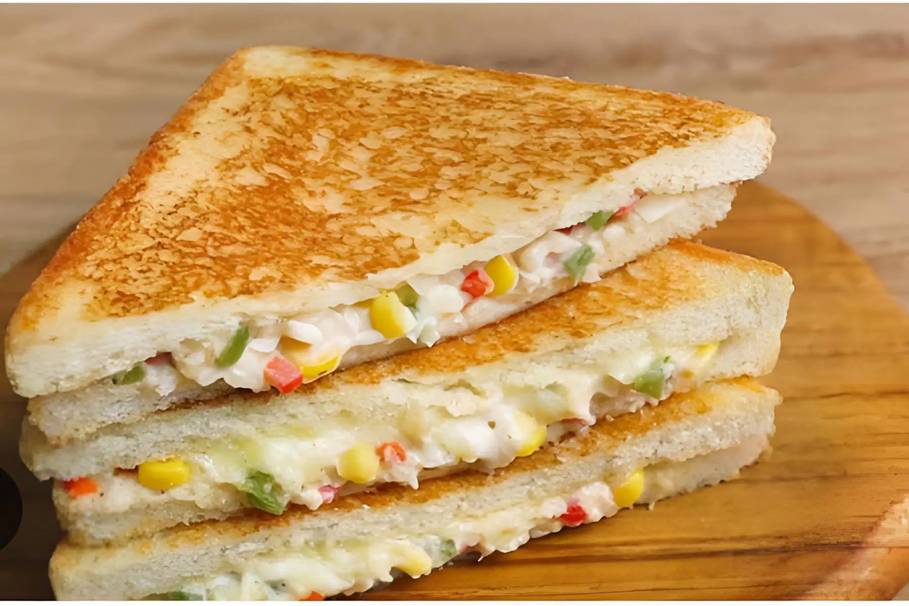 Cheese Garlic Grilled Sandwich