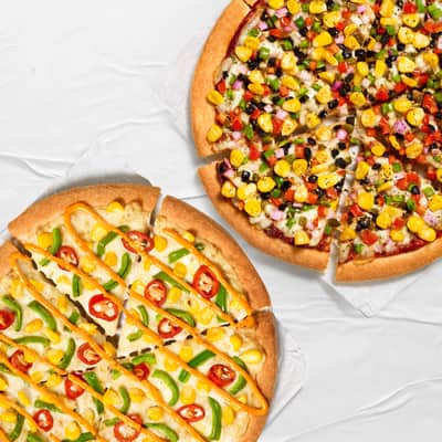 Super Value Deal : 2 Medium Veg Pizzas Starting At Rs 649