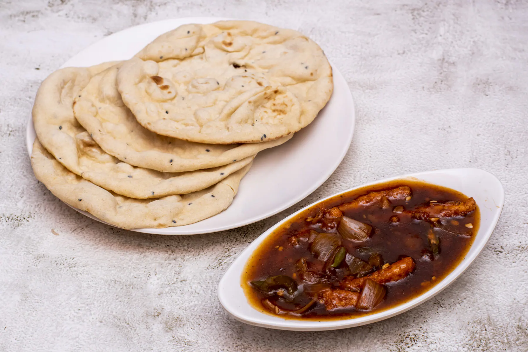 Chilli Baby Corn With 4 Tandoori Roti Combo