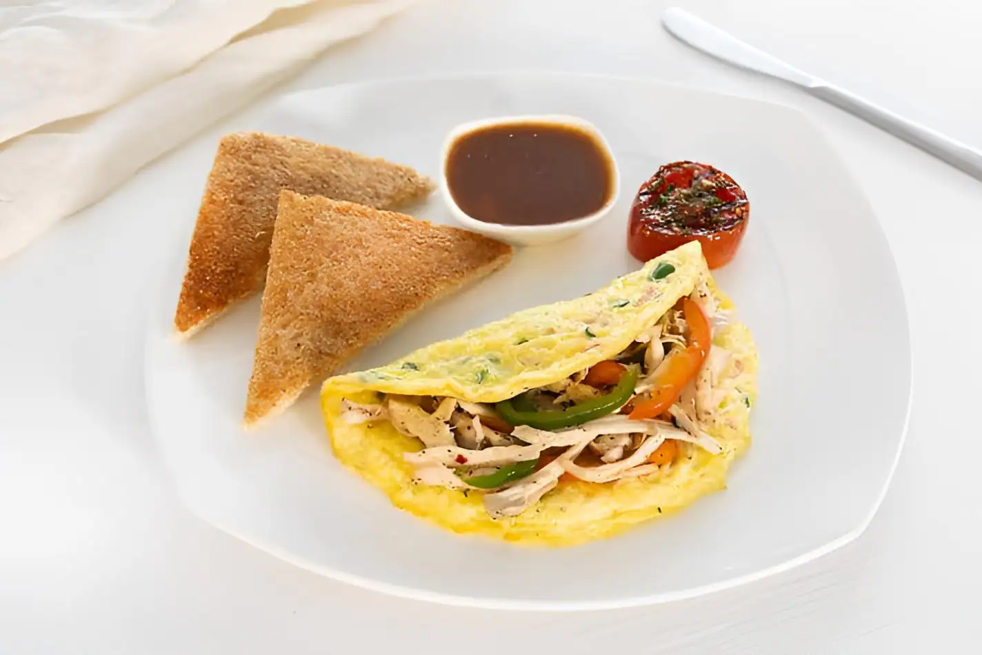 Meaty Omelette Combo