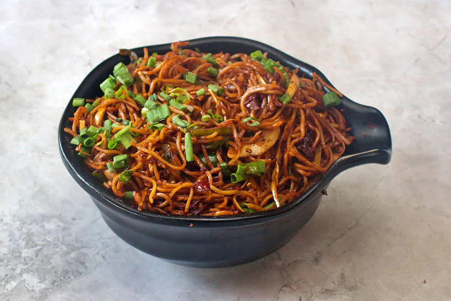 Veg Burnt Chilli Noodles