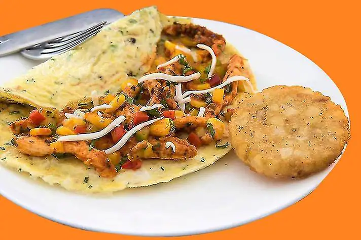 Tex Mex Meaty Omelette