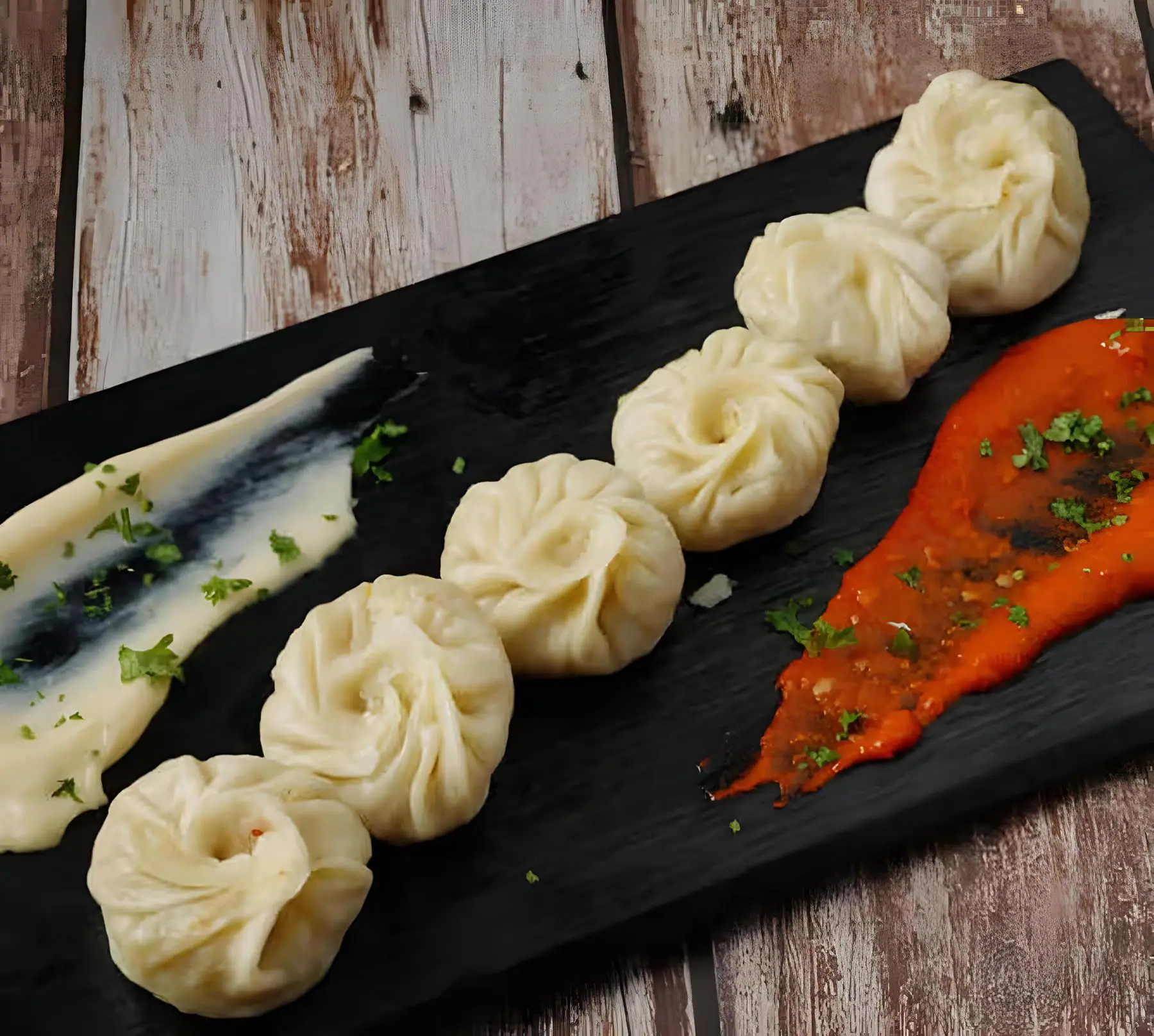 Veg Steam Momos [8 Pieces]